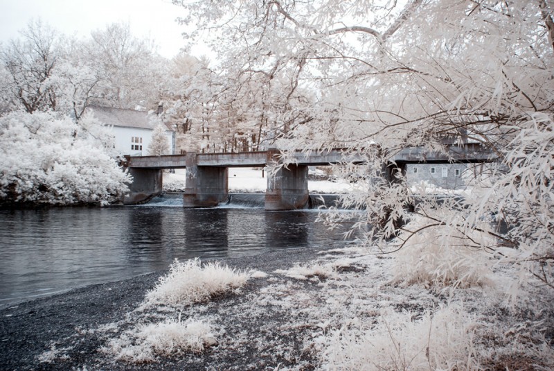 Grings Mill Dam from Downstream