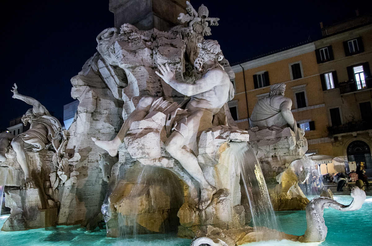 Fountain of Four River Gods at Piazza Navona