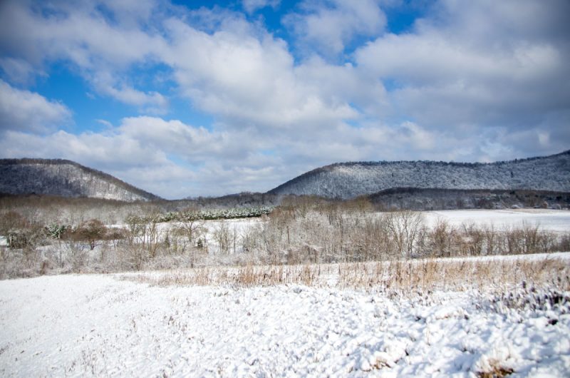 Schuylkill River Gap After the Snow