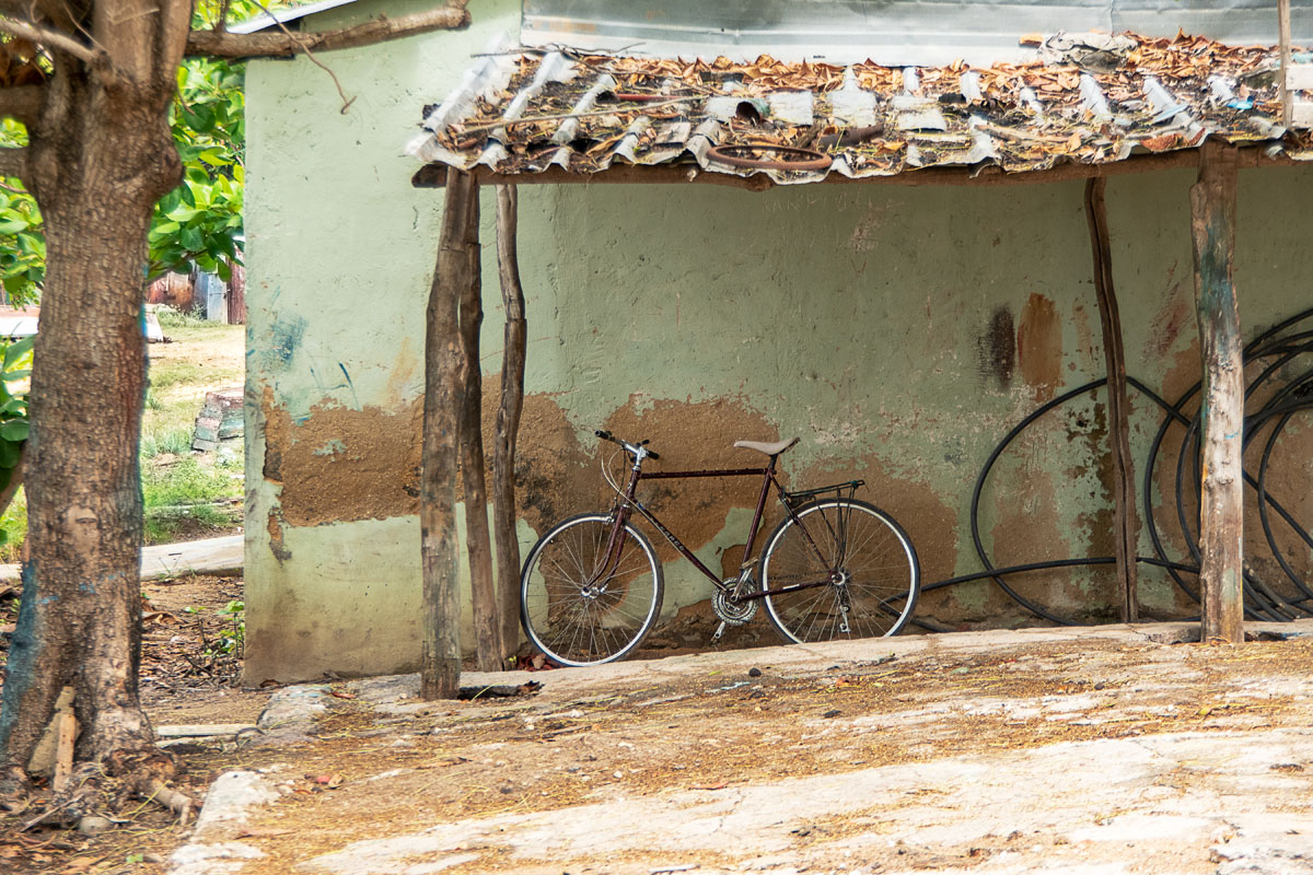 Parked Bicycle, La Boca Beach, Cuba