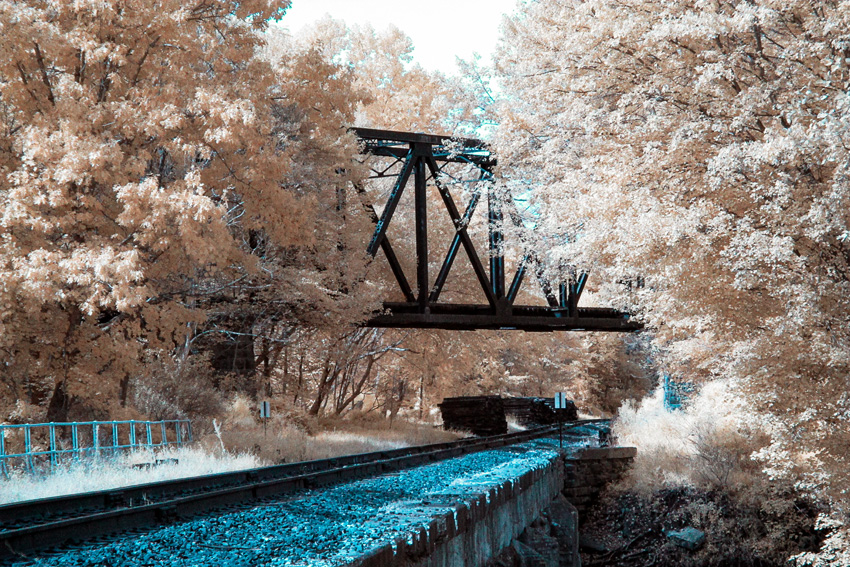 Above the Chutes Channel Reversed Infrared