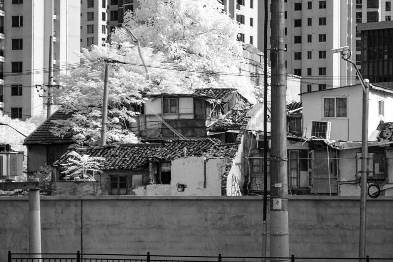 Dilapidated Structure, Old Shanghai. Many of the old buildings in Old Shanghai are being levelled to make way for new construction.