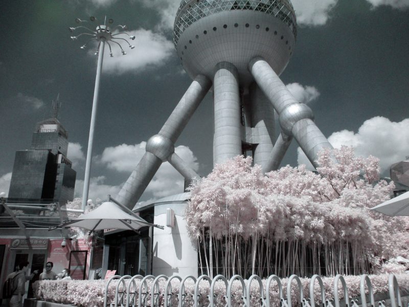 Base of the Radio Tower, False Color Infrared