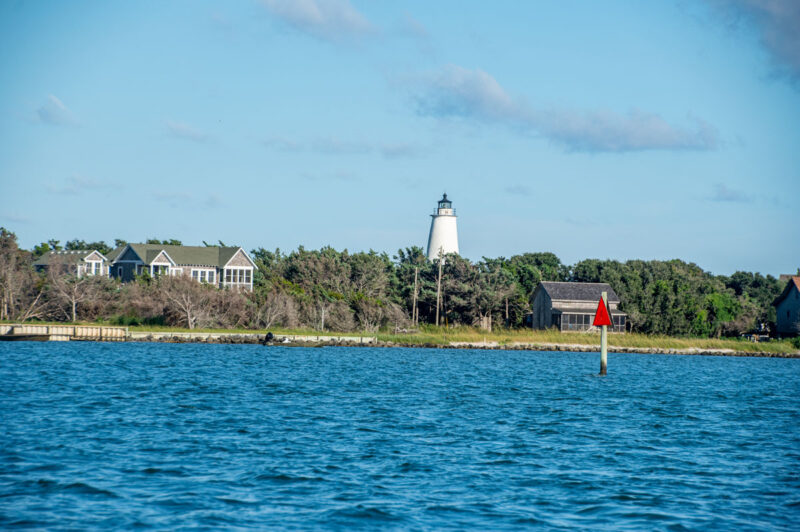 Lighthouse Across the Harbor