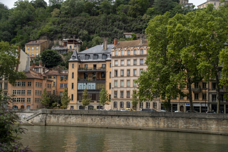 Overlooking the Saône River