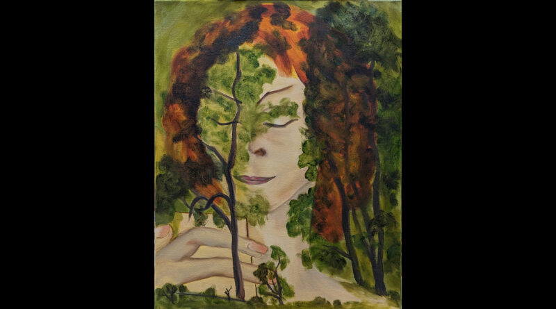 Oil on Canvas. After Francis Picabia's 1930 painting Femmes Aux Arbres