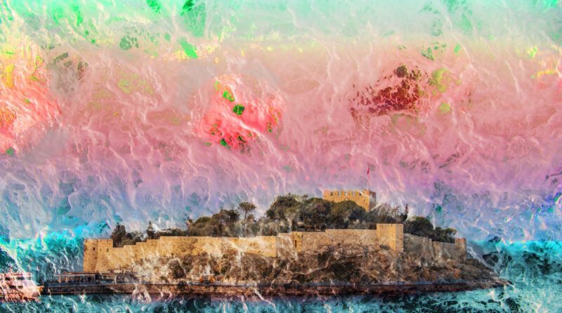 Layered, Composite Photograph. Note I was sick the day our ship landed at Ephasus so I was limited to shooting from our balcony.