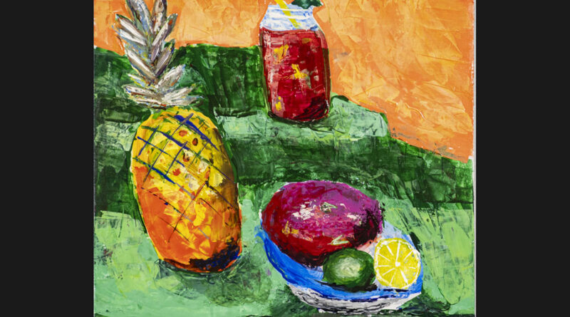 Fruit Punch • Acrylic on Panel, 12x12