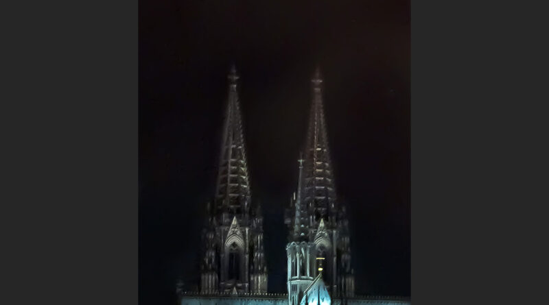 Cologne Cathdral at night