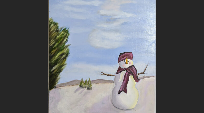 05 Snowman • Oil on Panel • Landscape Imagined from Still Life