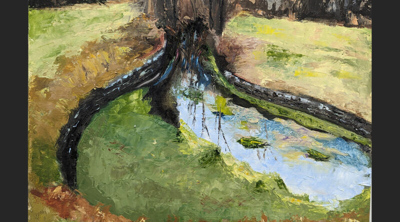 15 Peters Creek Spring • Oil on Panel 14 x 11