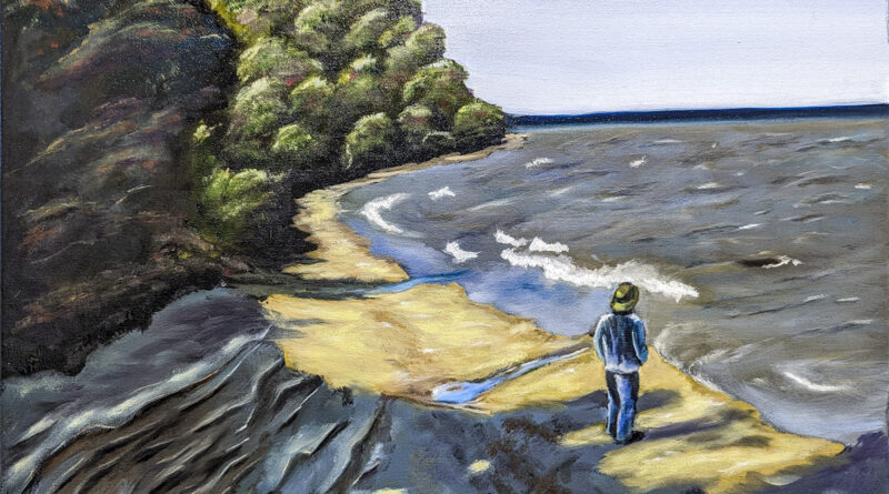 Lake Erie Contemplation • Oil on Canvas 20 x 16