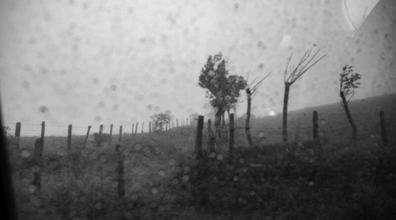 rainy day ride to monteverde - fences